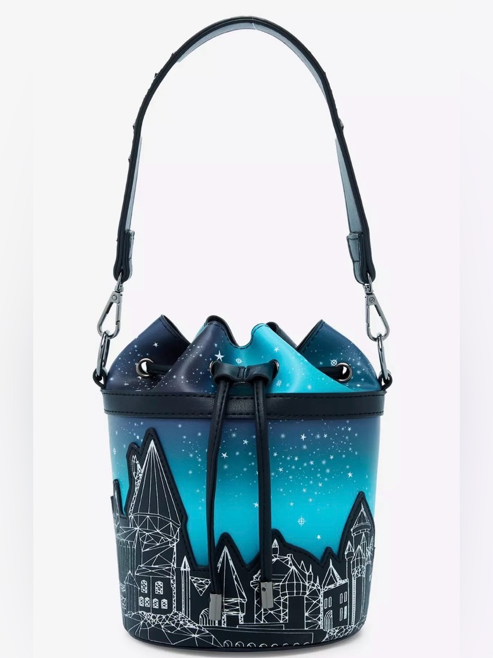 Harry Potter Hogwarts Castle Starry Sky Bucket Bag - BoxLunch exclusive NWOT